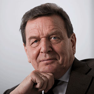 keynote speaker Gerhard Schroeder